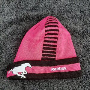 Reebok Calgary Stampeders Pink Woman's Knit Winter Hat Toque